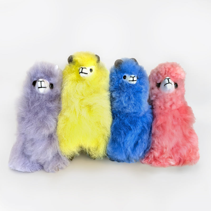 5 Inch Dyed Alpaca Plushies