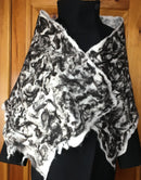 White & Black Shawl