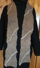 Dark Fawn Scarf with a Twist
