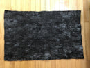 Black Rug with White Overlay