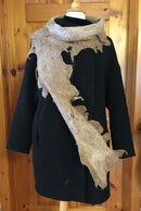 Medium Fawn Scarf with Raw Edges