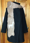 Medium Fawn Scarf with Alpaca