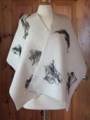 White & Black Shawl