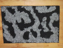 Black Grey Splotchy Rug