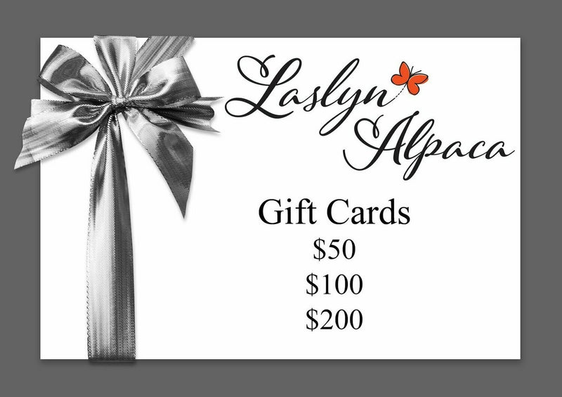 Laslyn Alpaca gift card
